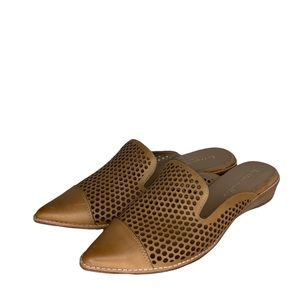 Bettye Muller perforated leather
